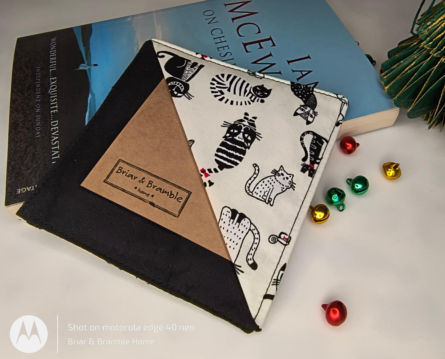 Cat Print Bookmark: Book Lover Gift