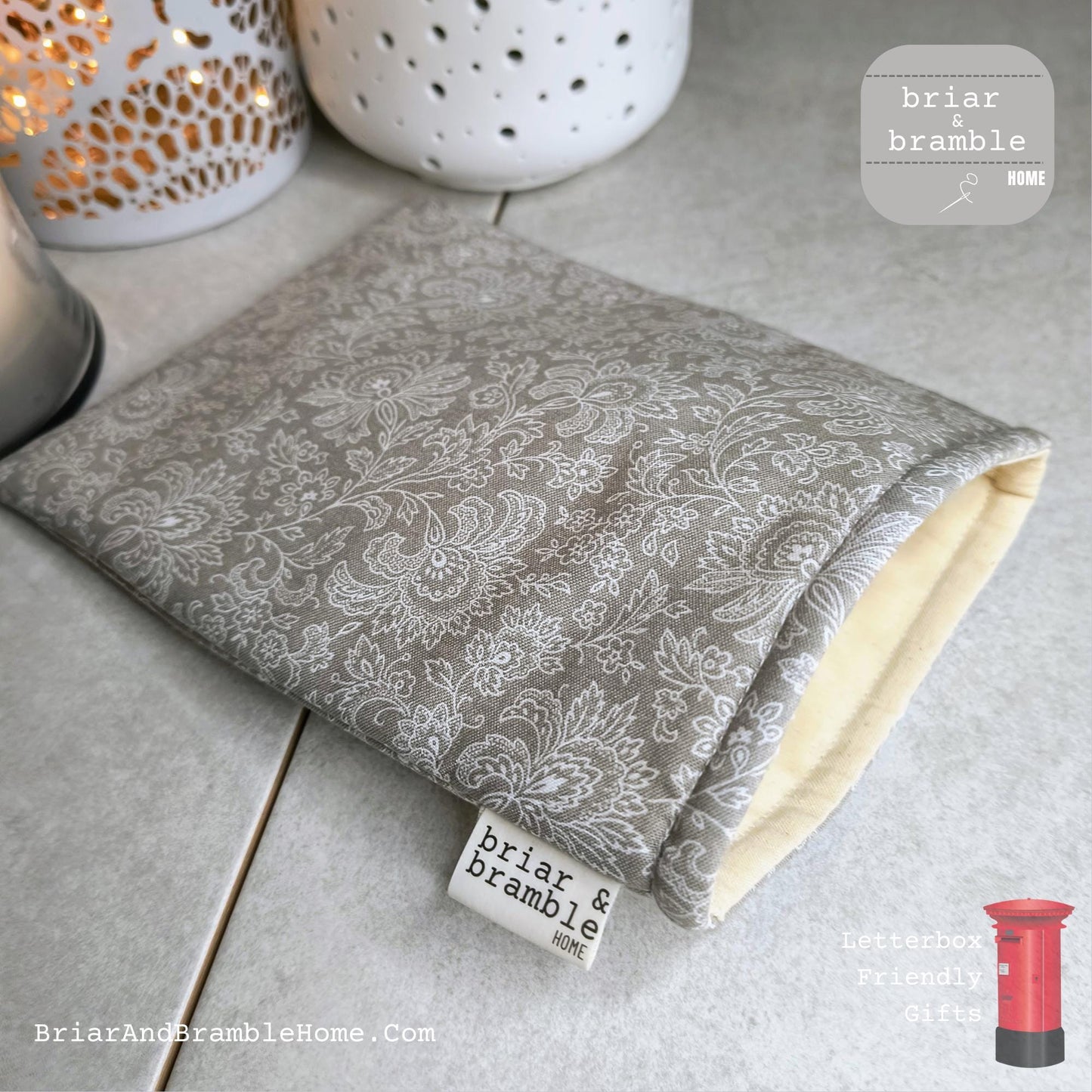 Botanical Kindle Sleeve: Floral Cotton Paperwhite Cover