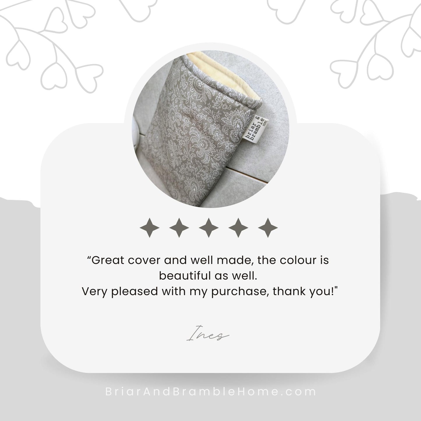 Botanical Kindle Sleeve: Floral Cotton Paperwhite Cover