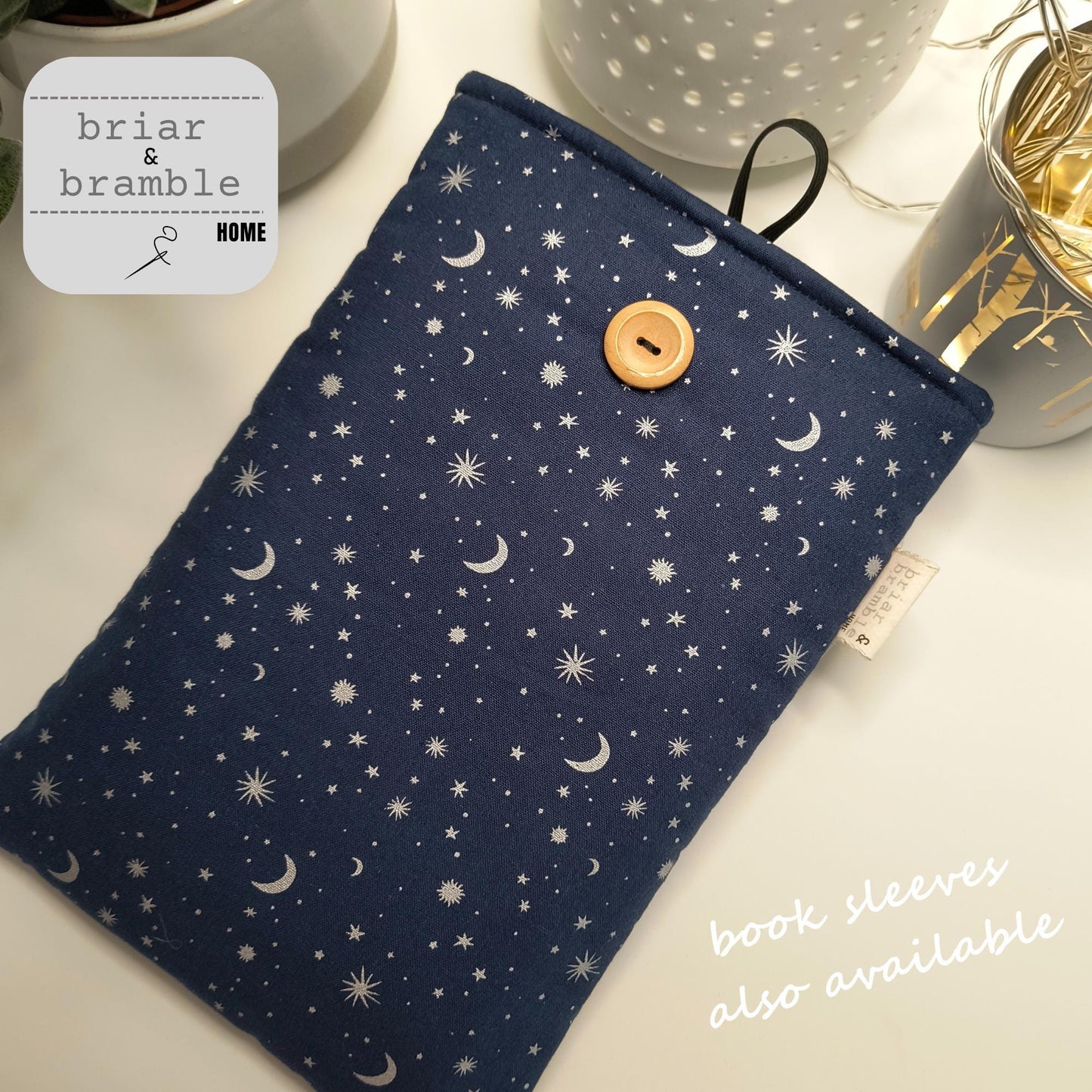 Starry Night Padded Kindle Sleeve: Celestial Book Cosy