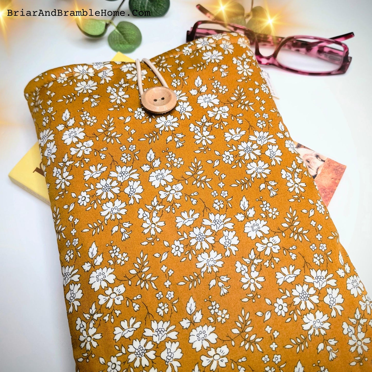 Liberty London Book Sleeve: Floral Cotton Padded Book Cover