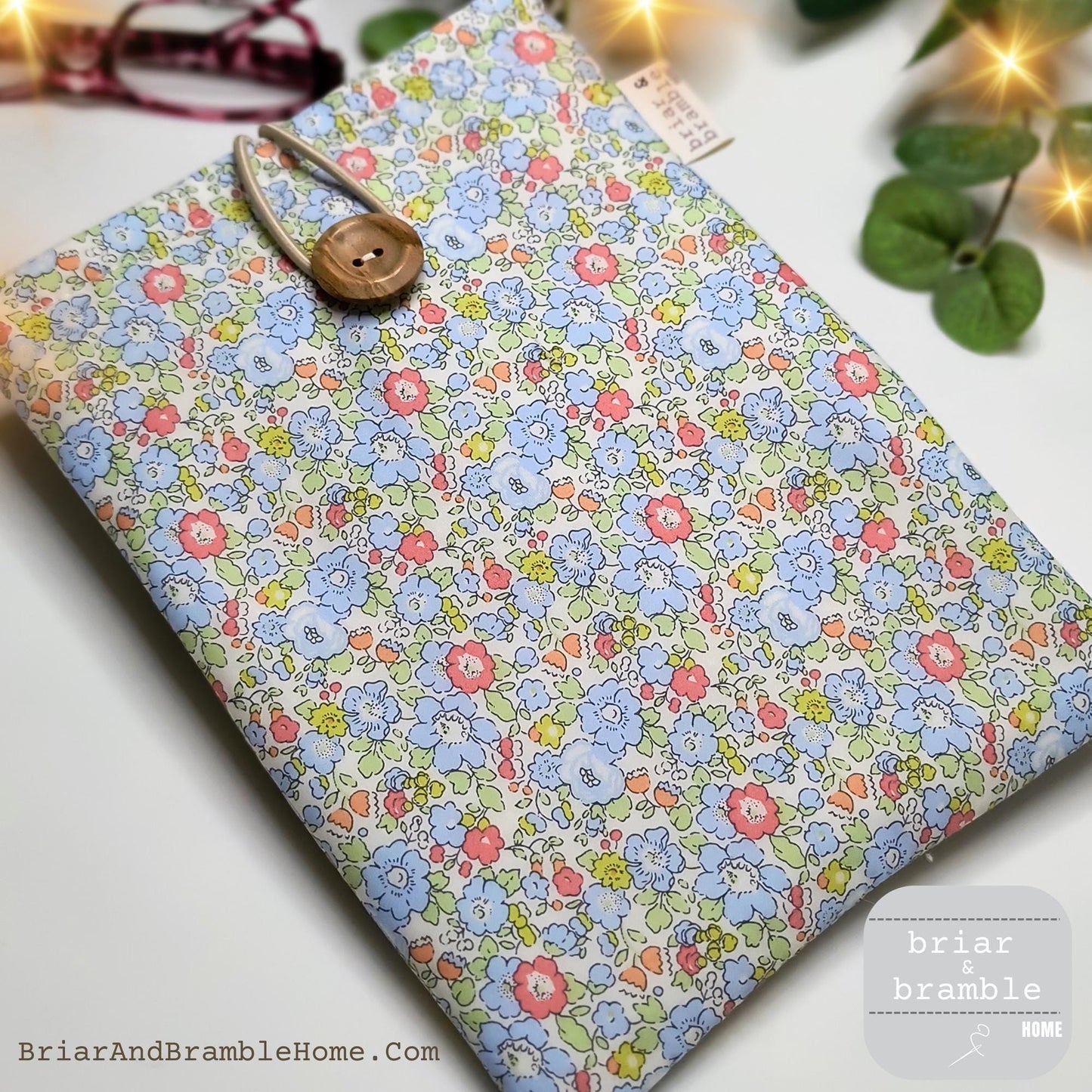 Floral Kindle Cover: LIBERTY London Tana Lawn Padded eReader Sleeve