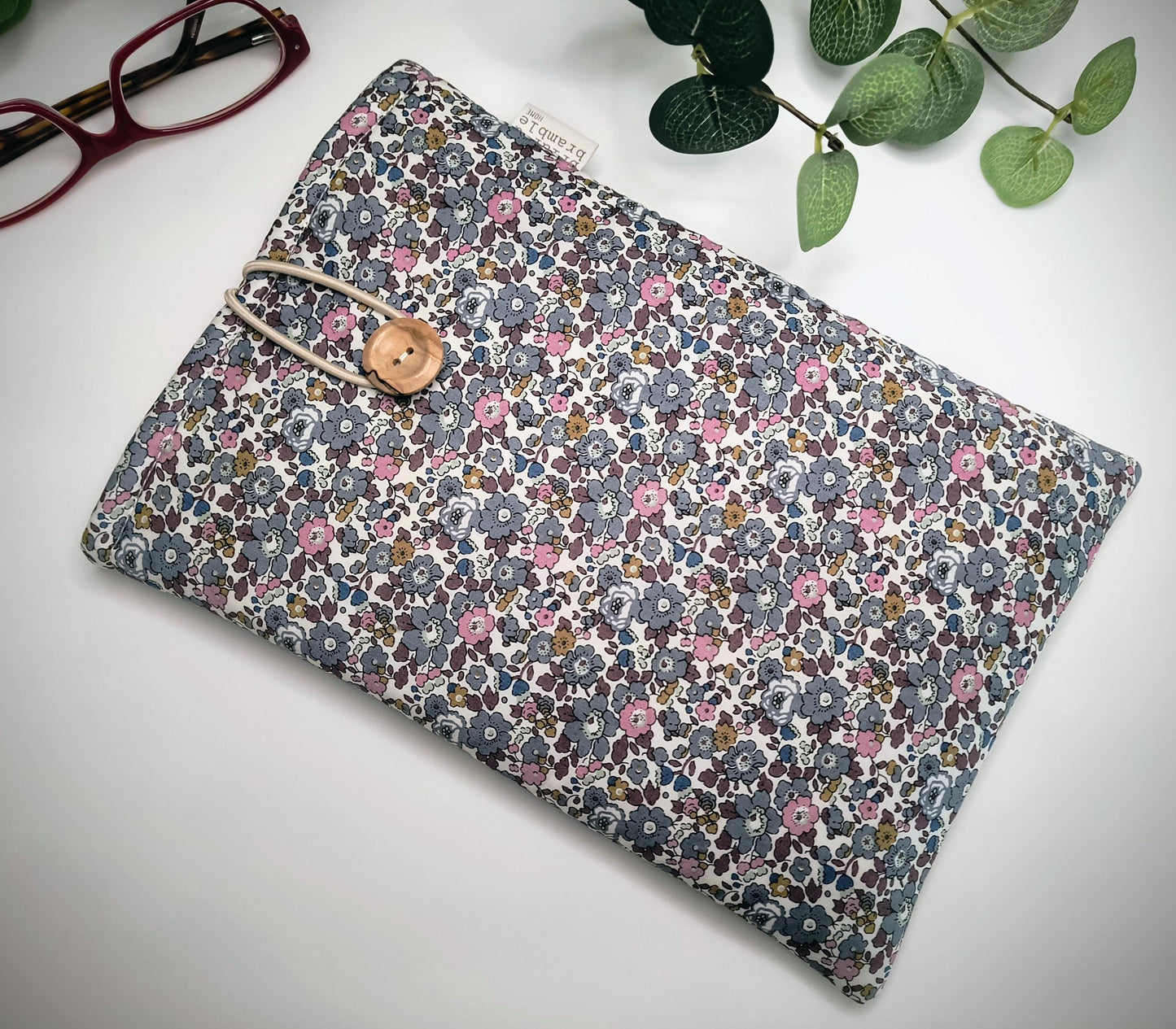 Liberty London Book Sleeve: Floral Cotton Padded Book Cover