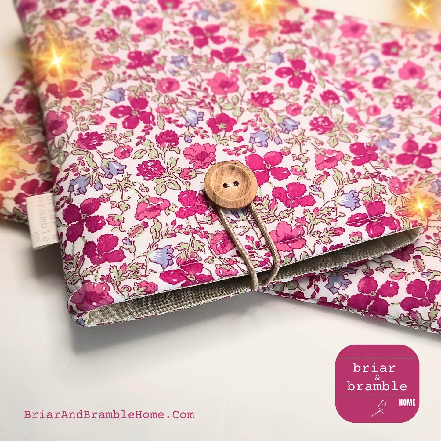 Floral Kindle Cover: LIBERTY London Tana Lawn Padded eReader Sleeve
