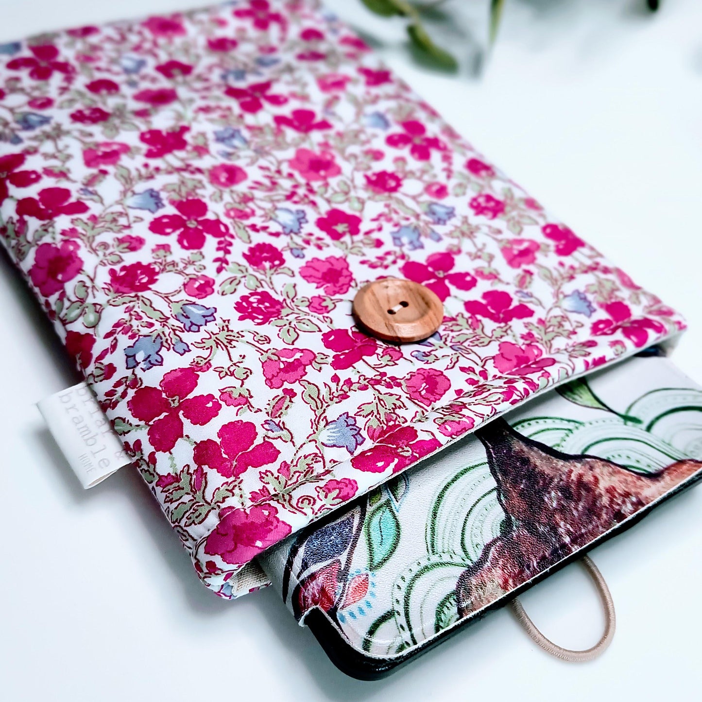 Floral Kindle Cover: LIBERTY London Tana Lawn Padded eReader Sleeve