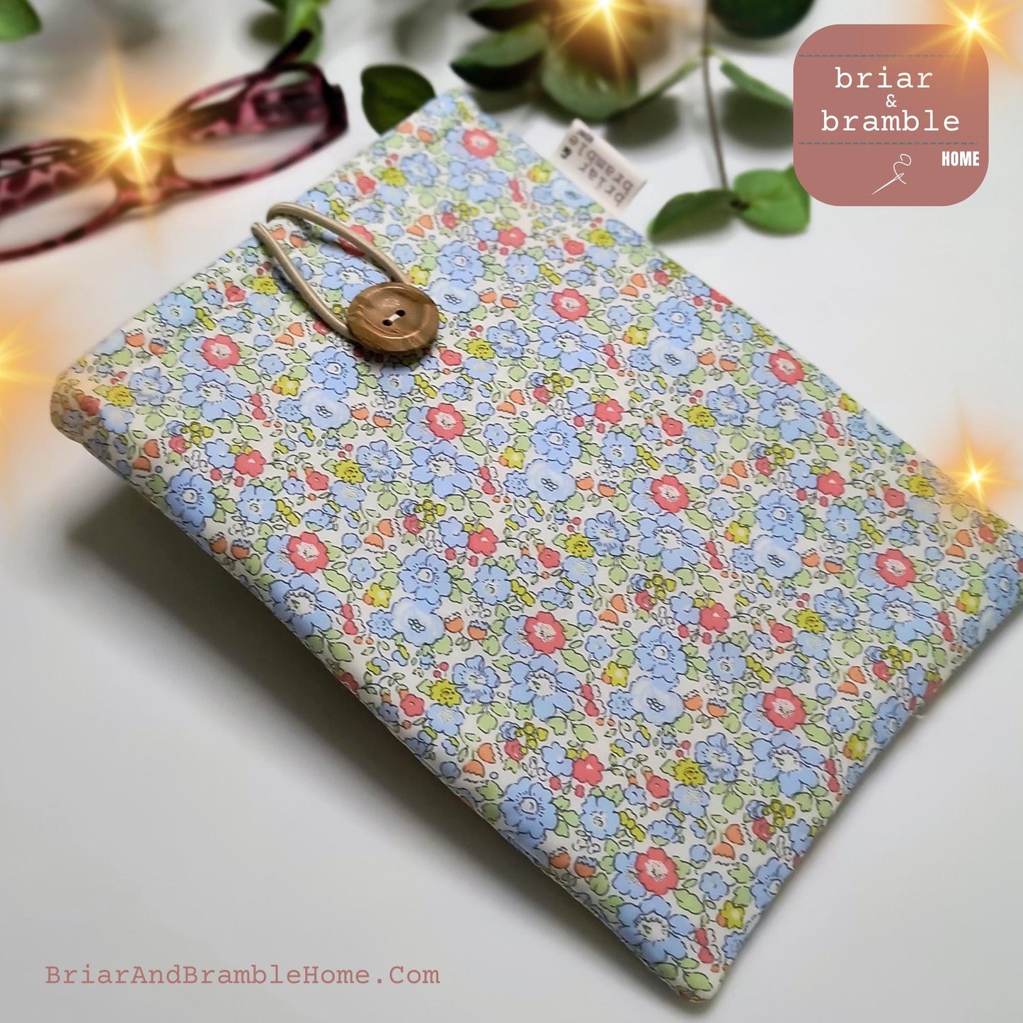 Floral Kindle Cover: LIBERTY London Tana Lawn Padded eReader Sleeve