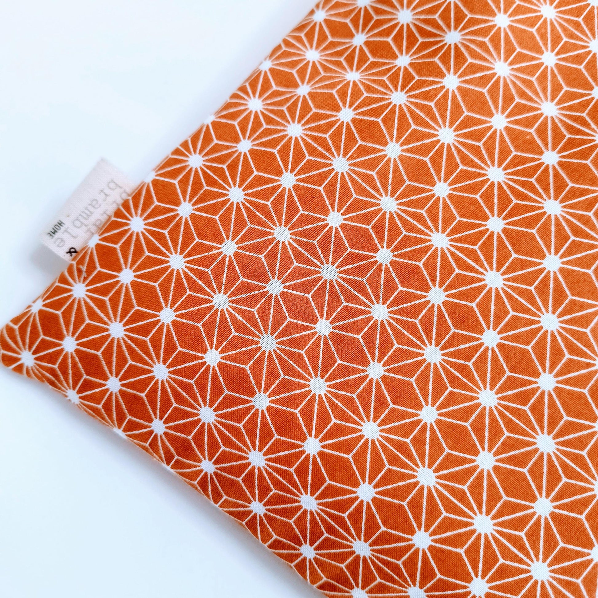 Geo Print Book Sleeve: Padded Book Protector with Pocket