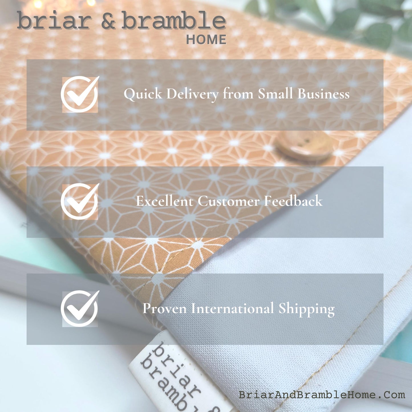 Geo Print Book Sleeve: Padded Book Protector with Pocket