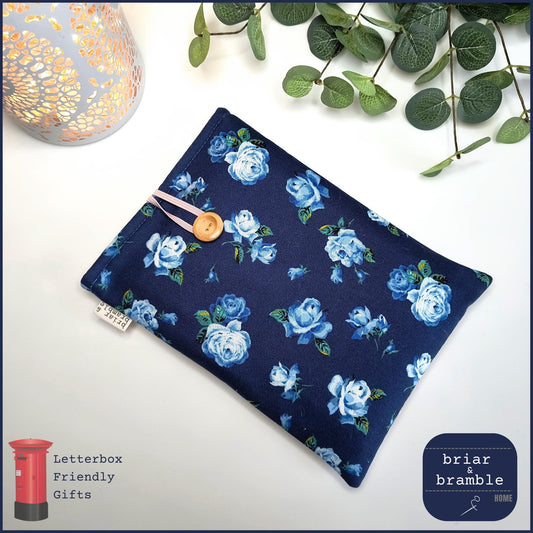 Liberty London Book Sleeve: Blue Rose Reader Snug