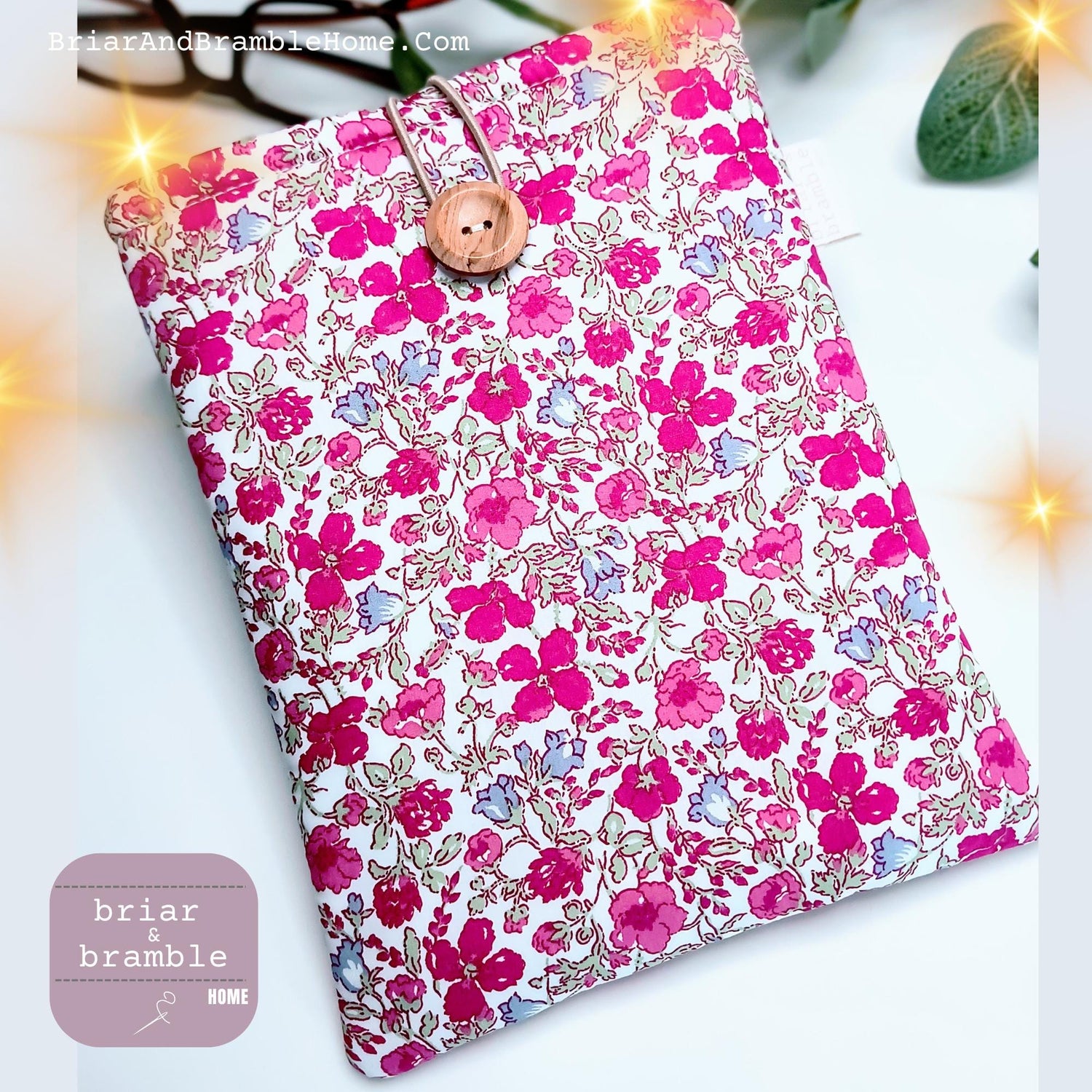 Floral Kindle Cover: LIBERTY London Tana Lawn Padded eReader Sleeve