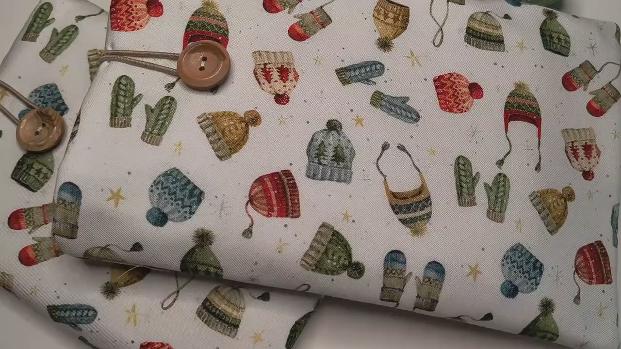 Cosy Book Sleeve - Magical Winterland Padded Pouch for Kindle