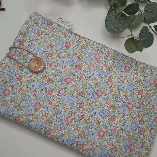 Liberty London Book Sleeve: Floral Cotton Padded Book Cover