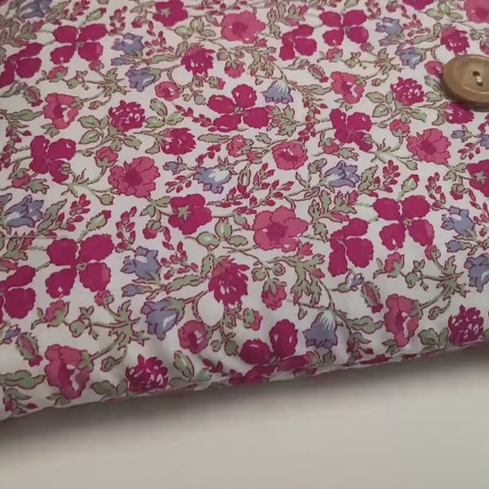 Liberty of London Book Sleeve: Pink Floral Print Reading Cover