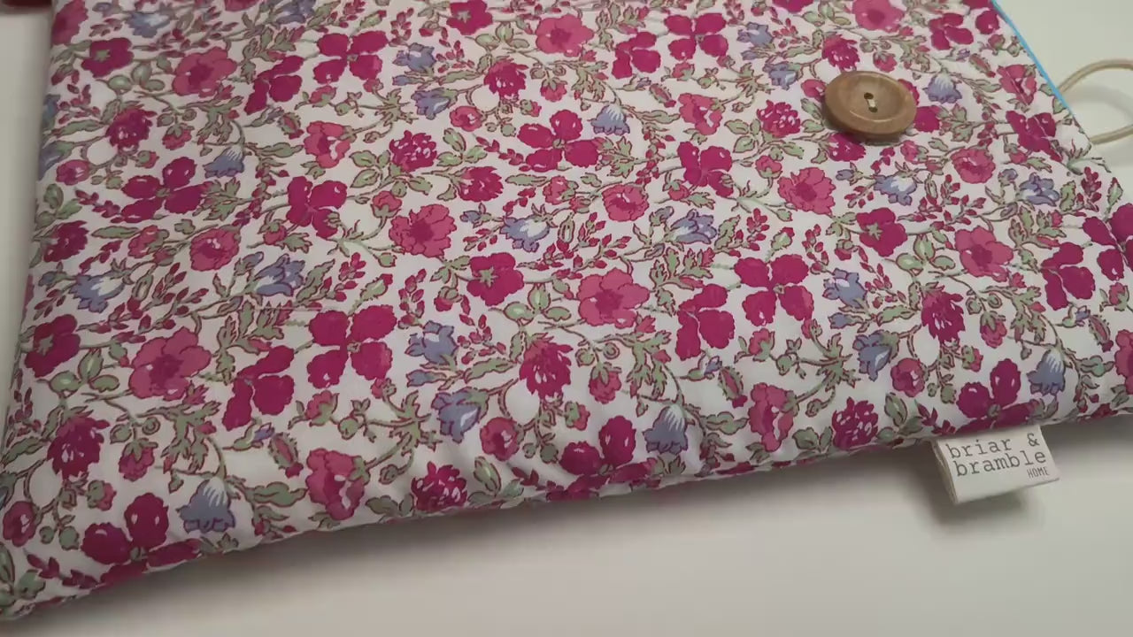 Liberty of London Book Sleeve: Pink Floral Print Reading Cover