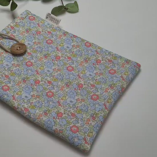 Floral Kindle Cover: LIBERTY London Tana Lawn Padded eReader Sleeve